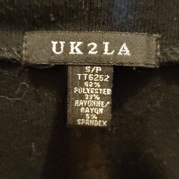 UK2LA Short Sleeve Cardigan - Picture 2 of 2